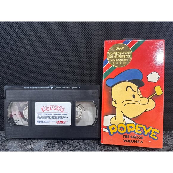 Superman Woody Woodpecker & Popeye Cartoon Classics Collection VHS Set - Picture 6 of 11